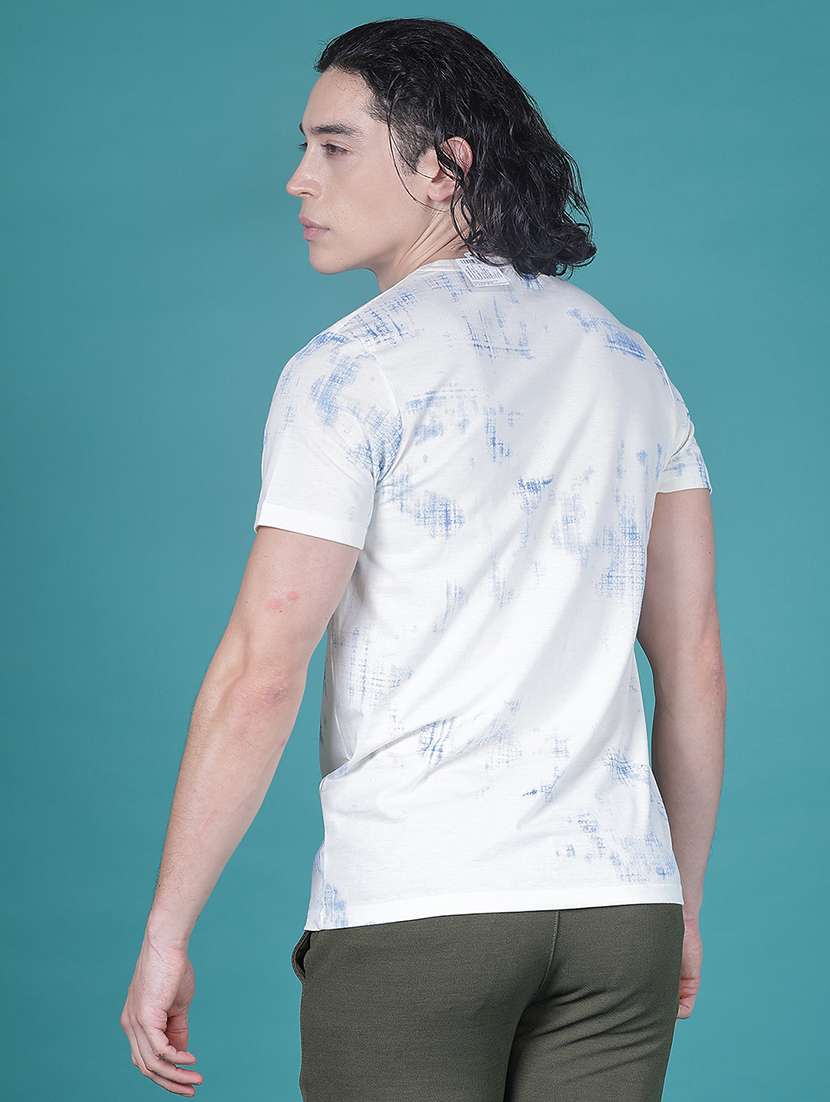 men front print short sleeve regular fit t-shirt - 22035928 -  Standard Image - 2