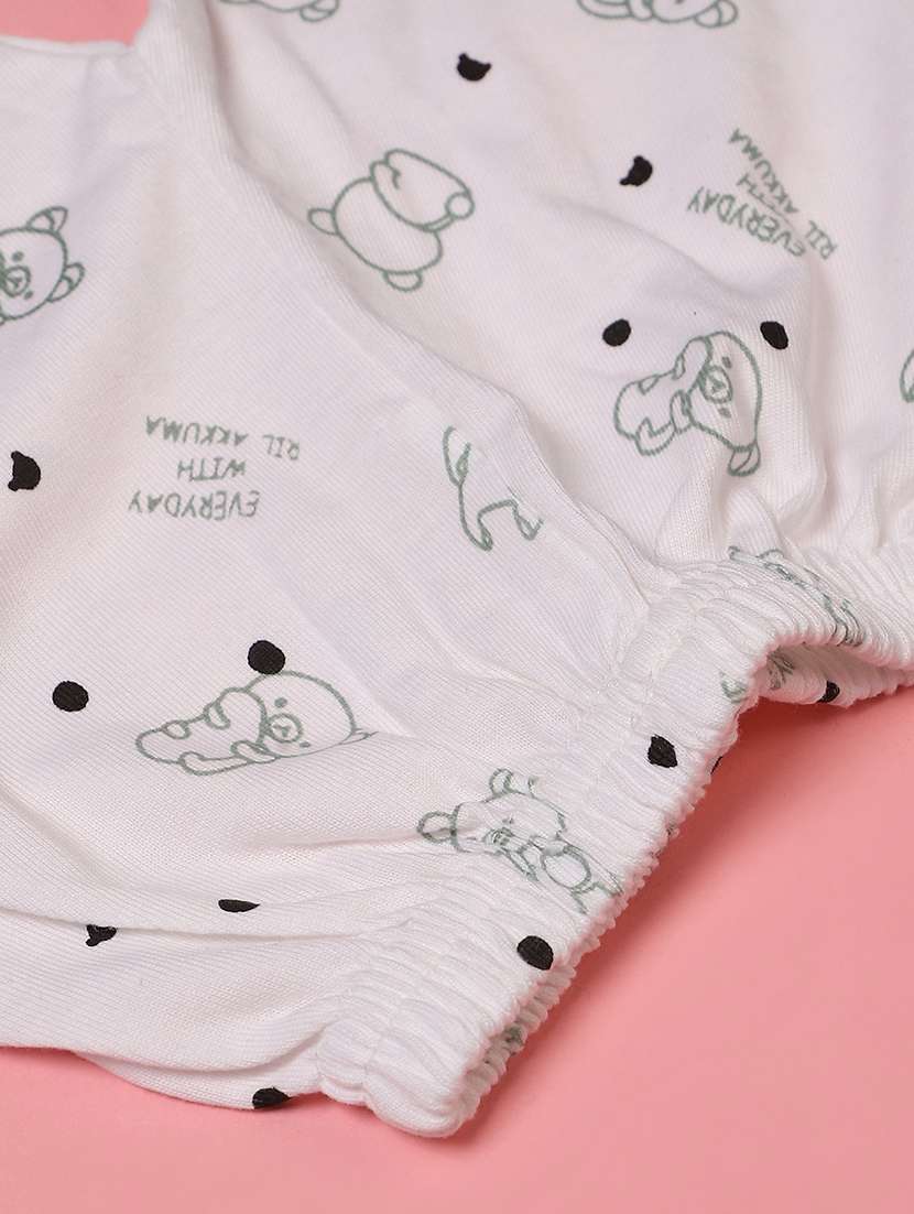 girls printed round neck full length set - 22036007 -  Standard Image - 2