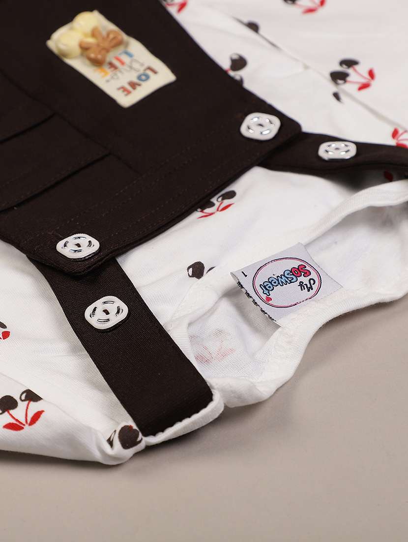 girls printed round neck full length set - 22036014 -  Standard Image - 2