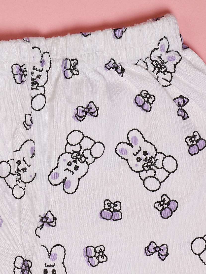 girls printed round neck full length set - 22036036 -  Standard Image - 2