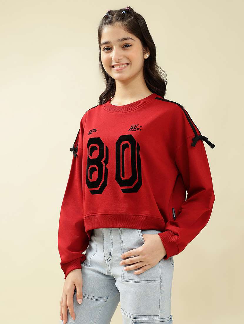 girls printed long sleeve sweatshirt  - 22036942 -  Standard Image - 2