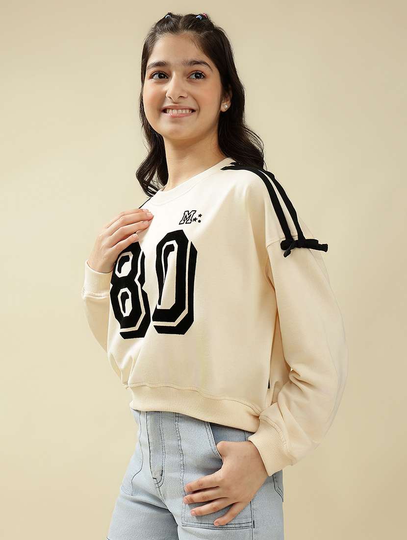 girls printed long sleeve sweatshirt  - 22036944 -  Standard Image - 2