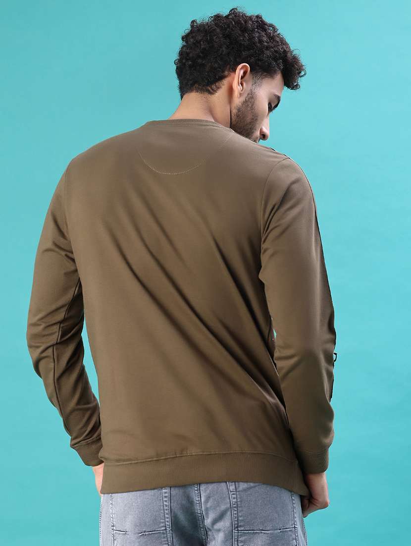 men solid long sleeve regular fit sweatshirt - 22037608 -  Standard Image - 2