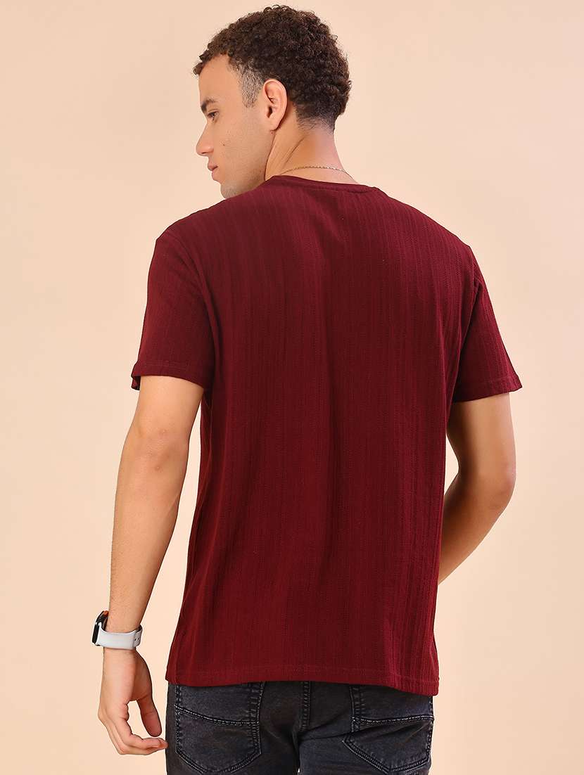 men solid short sleeve regular fit t-shirt - 22037660 - Standard Image - 2