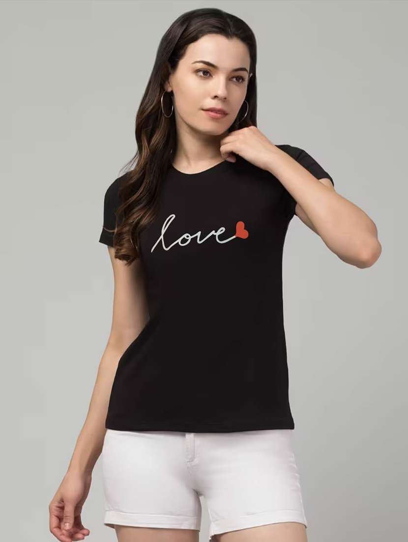 women pack of 2 printed short sleeves t-shirt - 22037798 -  Standard Image - 2