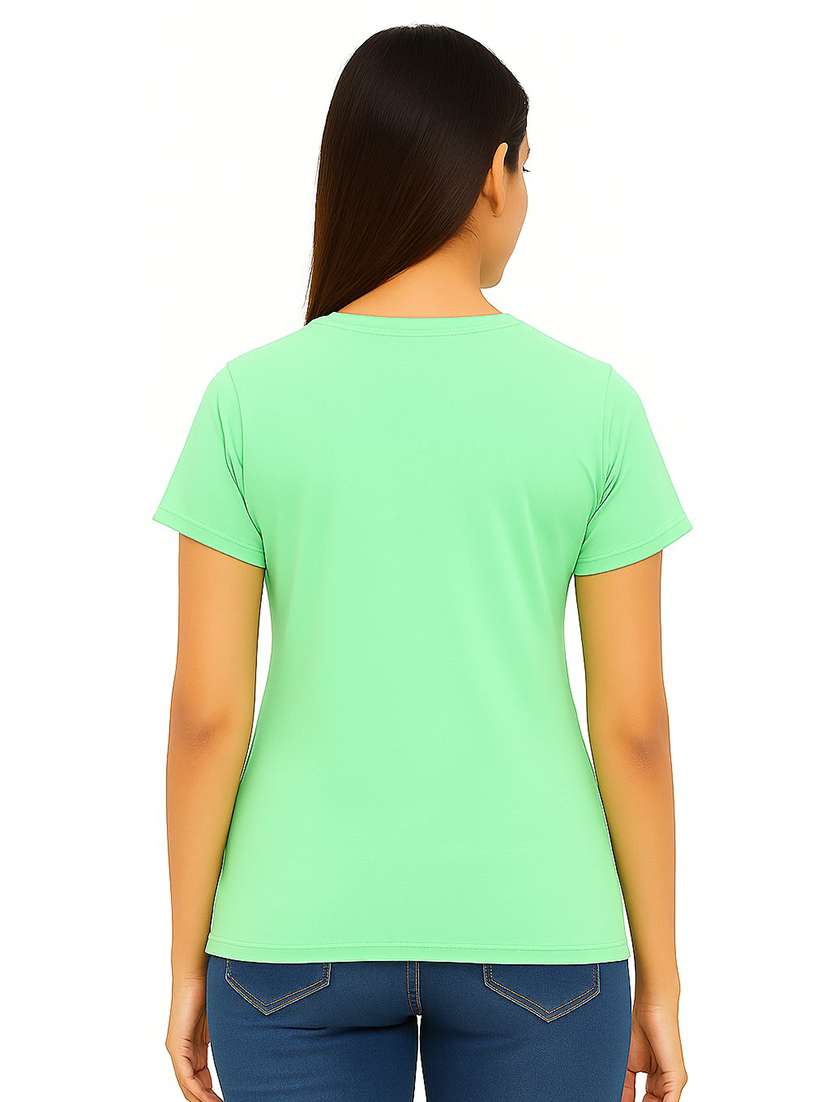green cotton blend regular tshirt - 22037832 -  Standard Image - 2
