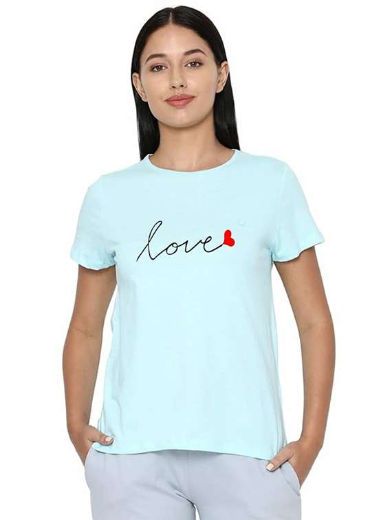 women pack of 2 printed short sleeves t-shirt - 22037837 -  Standard Image - 2