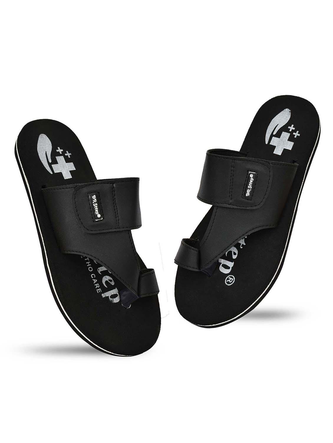 men black one toe flip flop - 22037838 - Standard Image - 2