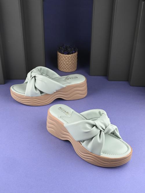 women green slip on wedge - 22037847 -  Standard Image - 0