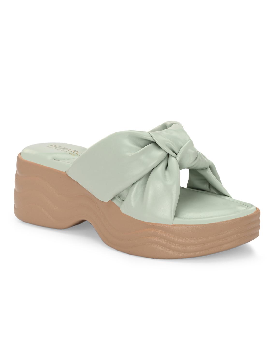 women green slip on wedge - 22037847 - Standard Image - 2