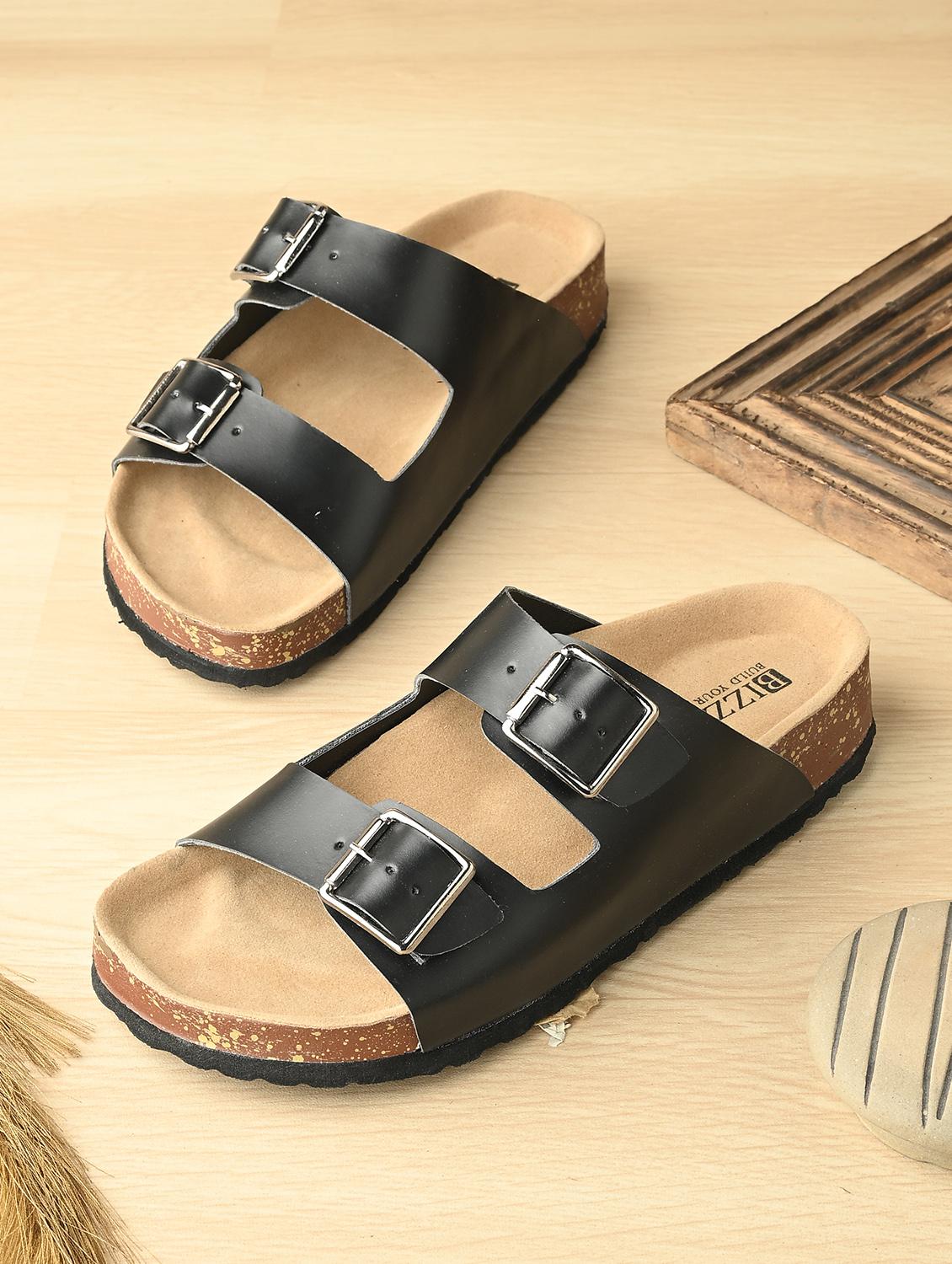 women black slip on sandal - 22037851 - Zoom Image - 0