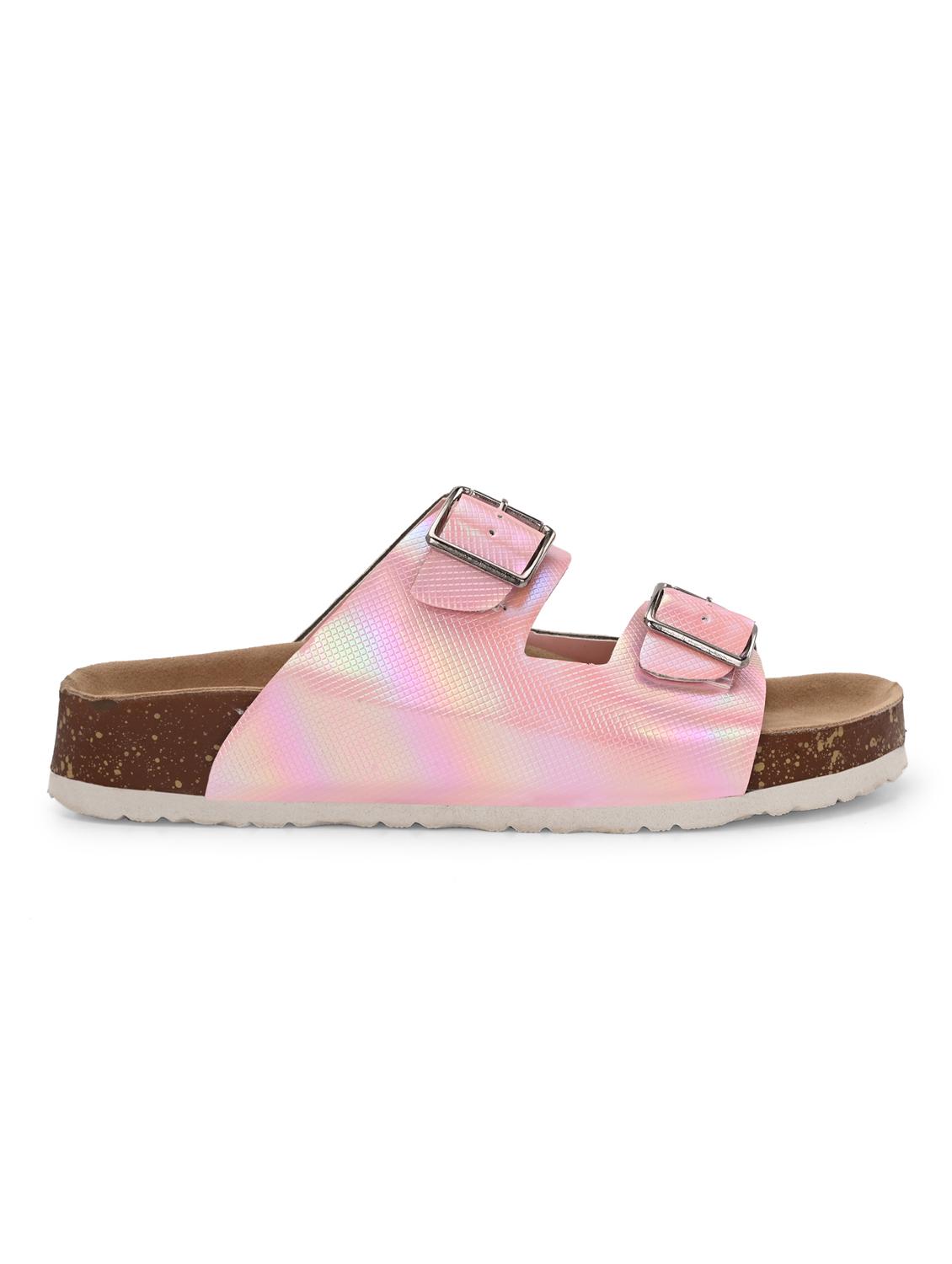 women pink slip on sandal - 22037857 - Standard Image - 2