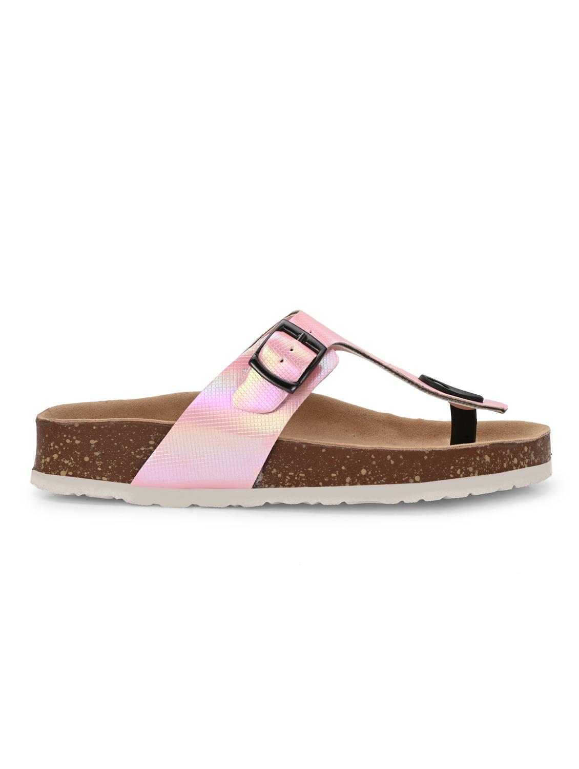 women pink slip on sandal - 22037861 - Standard Image - 2