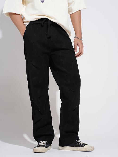 men solid mid rise straight fit jean - 22037900 - Standard Image - 0