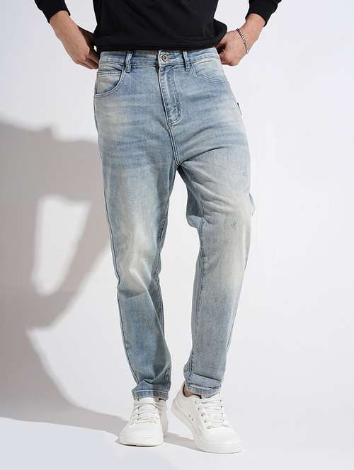 men solid mid rise slim fit jean - 22037904 -  Standard Image - 0