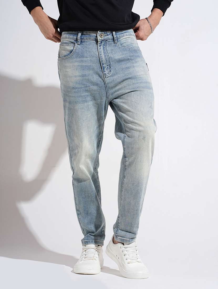 men solid mid rise slim fit jean - 22037904 -  Zoom Image - 0