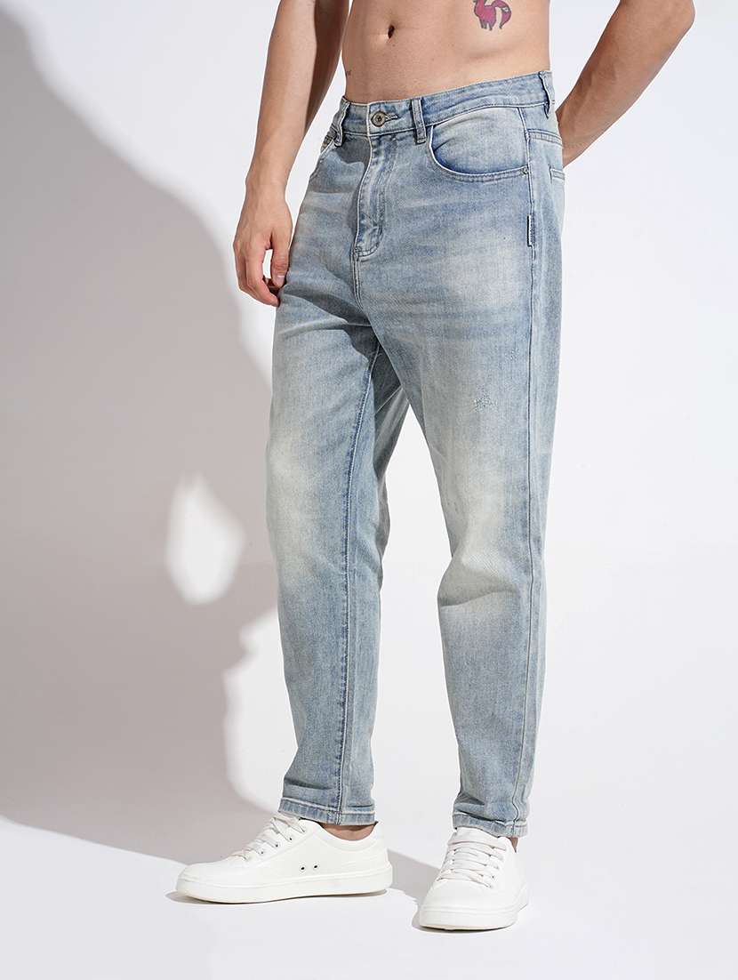 men solid mid rise slim fit jean - 22037904 - Standard Image - 2