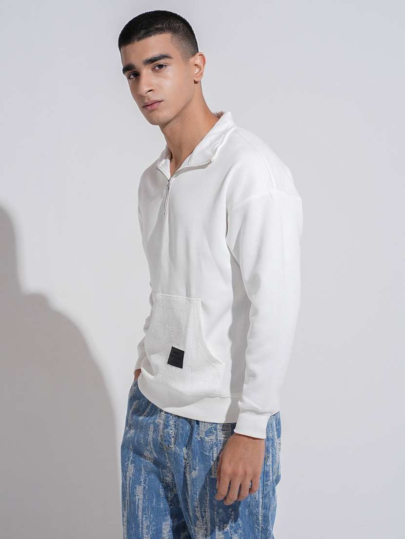 men solid long sleeve  sweatshirt - 22037933 -  Standard Image - 2