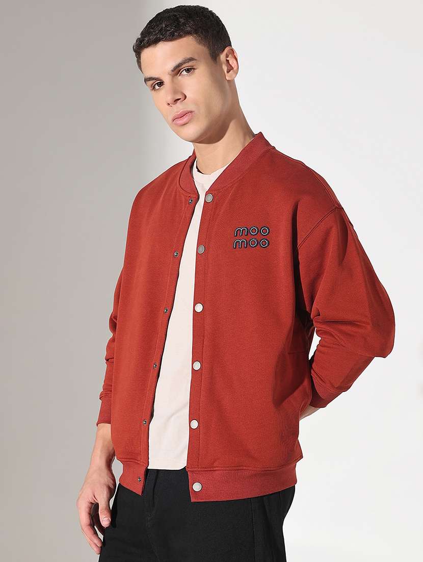 men printed long sleeve varsity jacket - 22037970 -  Standard Image - 2