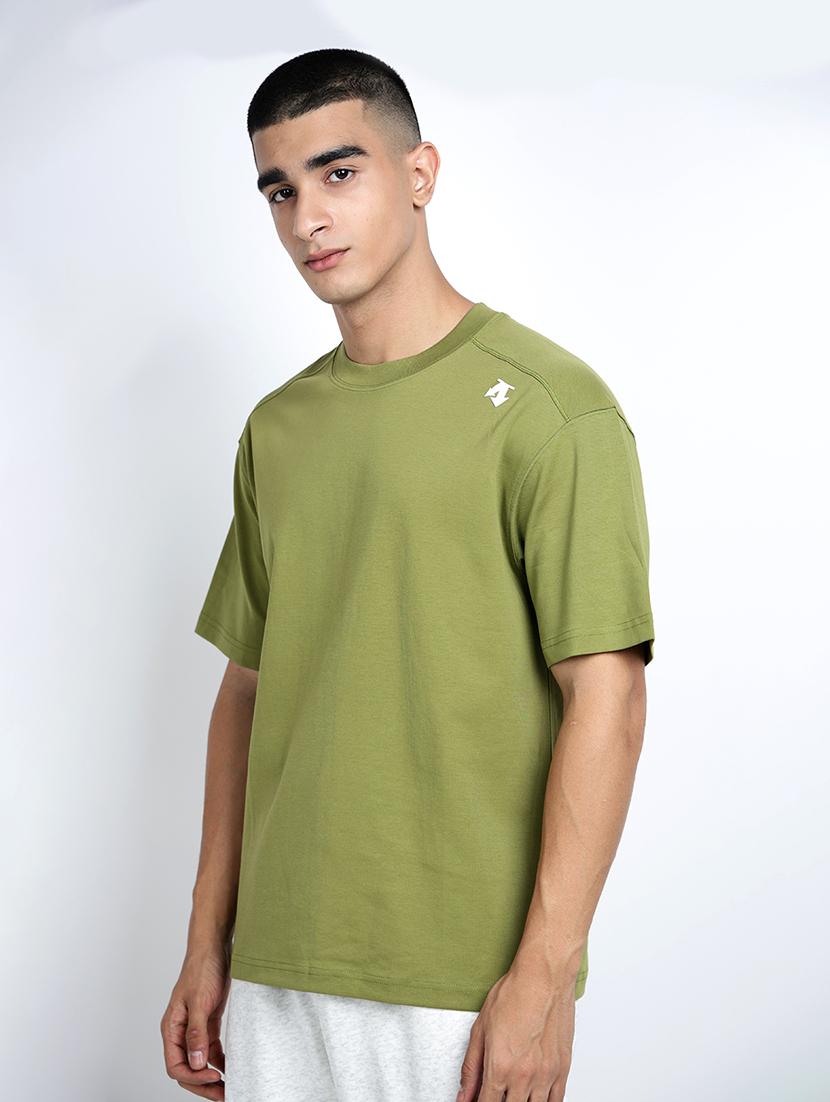men solid short sleeve loose fit t-shirt - 22038123 - Standard Image - 2