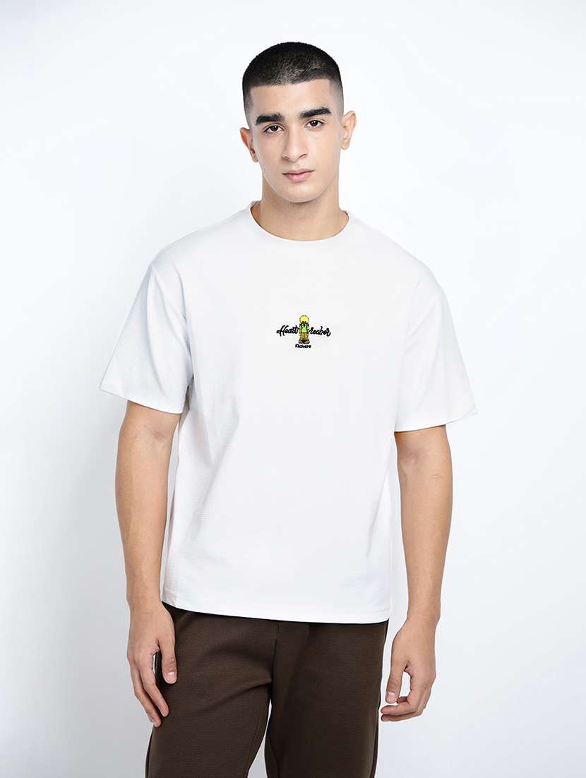 men printed short sleeve loose fit t-shirt - 22038131 -  Standard Image - 2