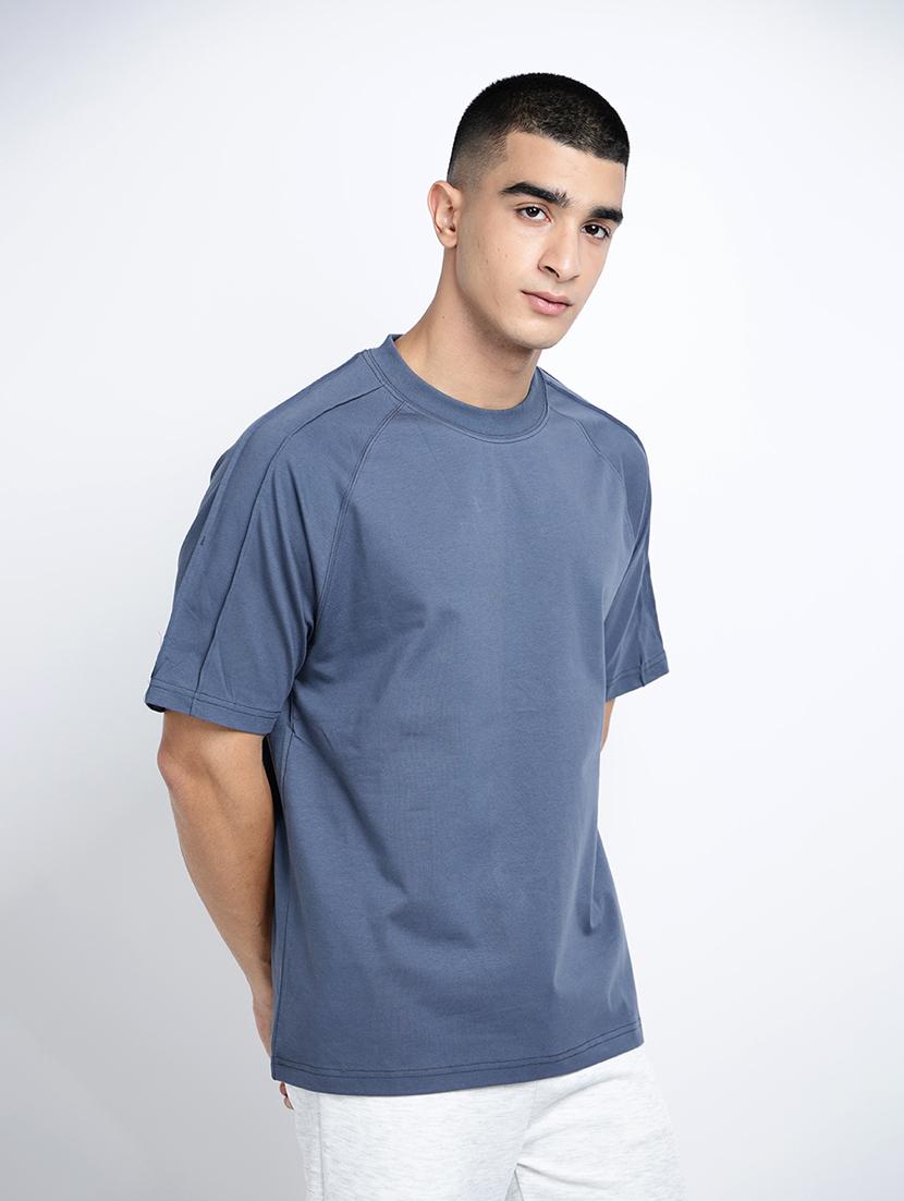 men solid short sleeve oversized t-shirt - 22038148 - Standard Image - 2