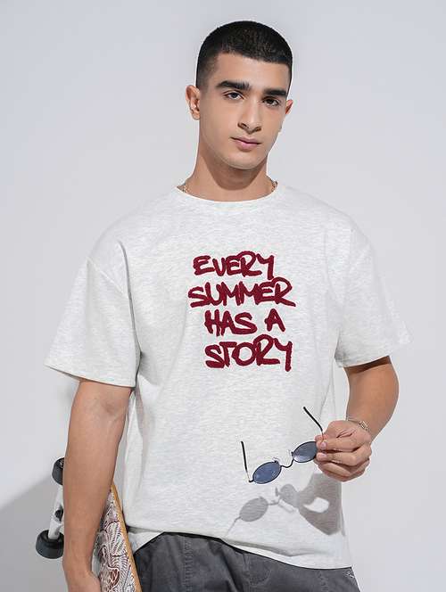 men printed short sleeve oversized t-shirt - 22038170 - Standard Image - 0