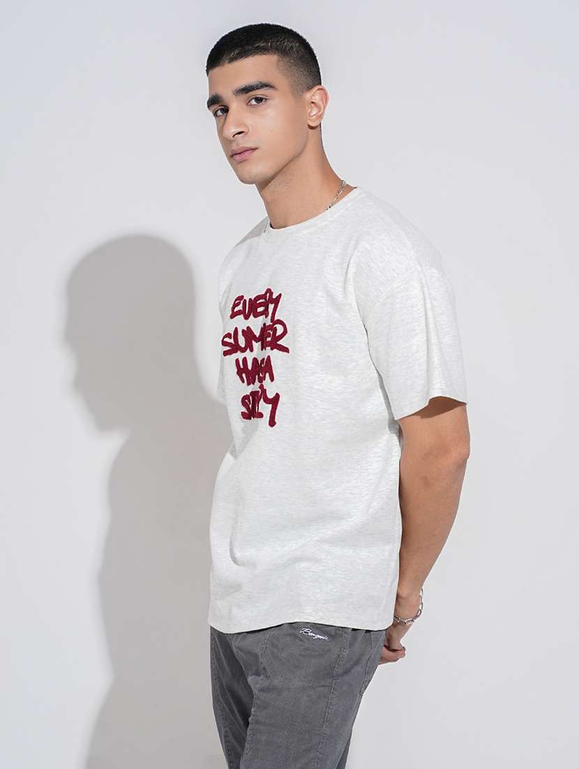 men printed short sleeve oversized t-shirt - 22038170 - Standard Image - 2