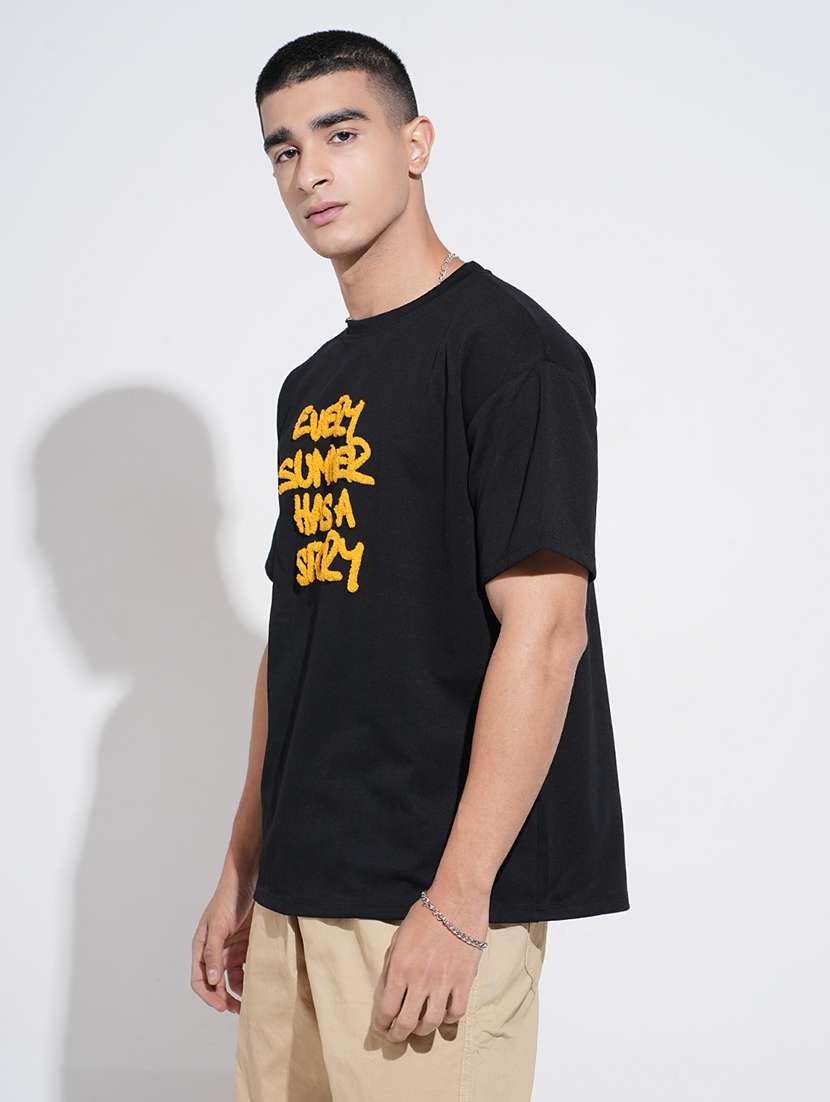 men printed short sleeve oversized t-shirt - 22038171 -  Standard Image - 2