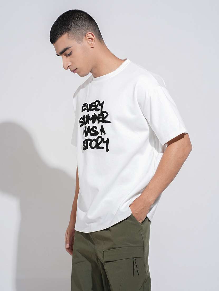 men printed short sleeve oversized t-shirt - 22038172 - Standard Image - 2