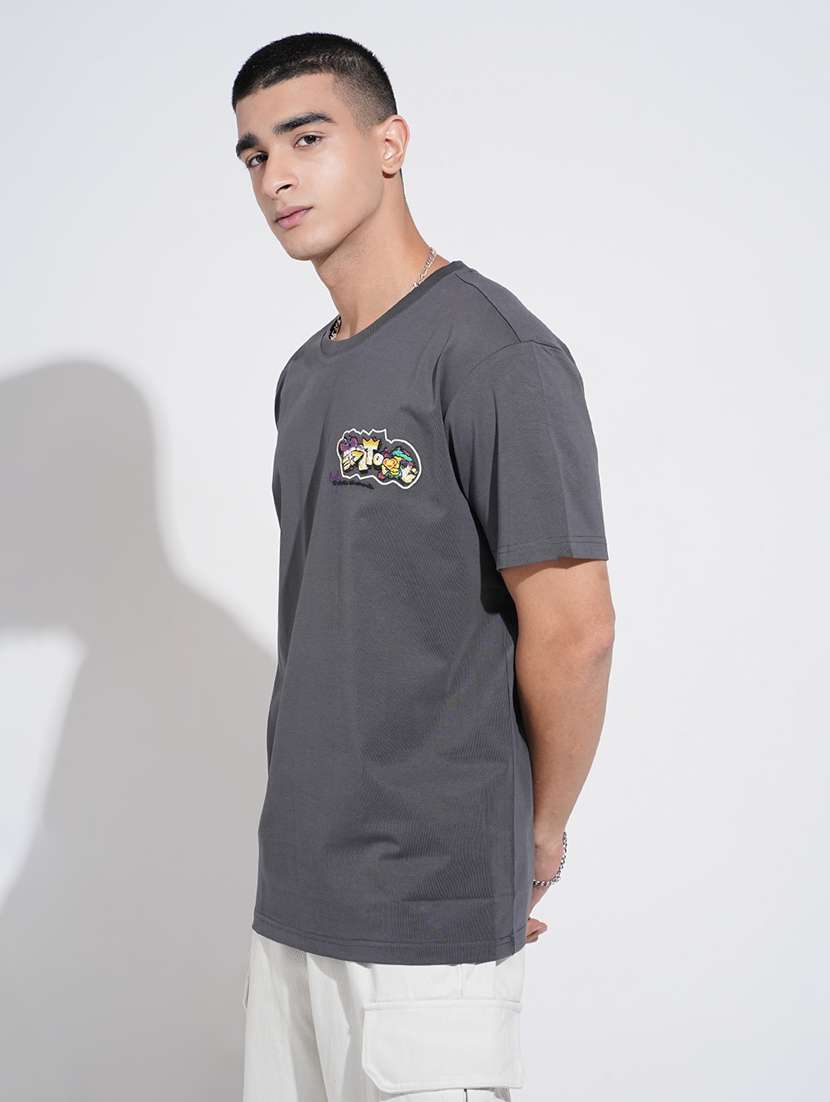 men printed short sleeve oversized t-shirt - 22038180 -  Standard Image - 2