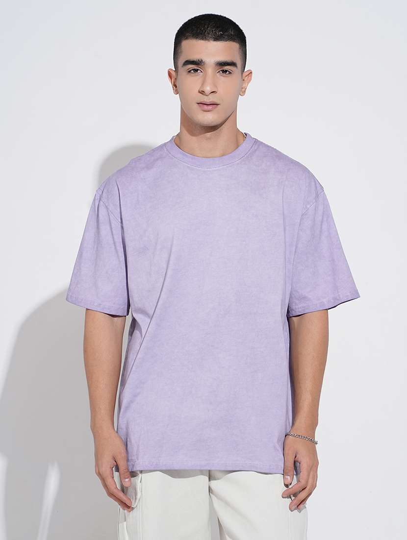 men solid short sleeve oversized t-shirt - 22038196 -  Standard Image - 2