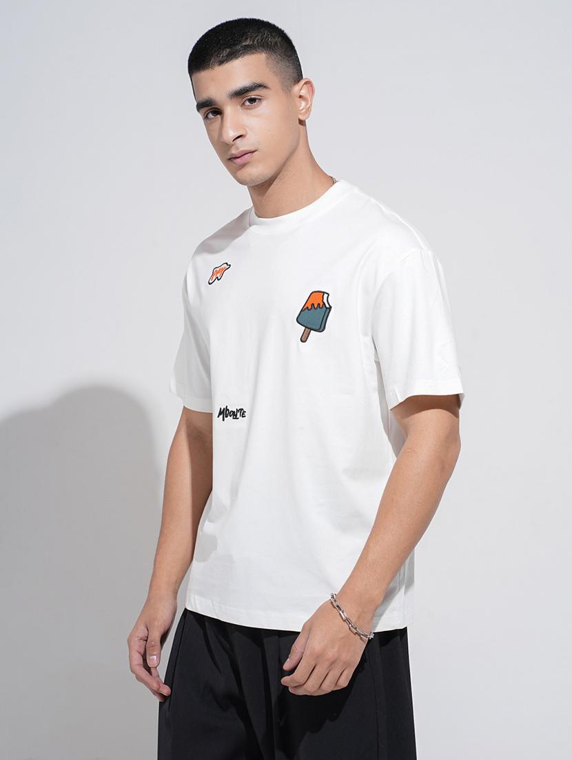 men printed short sleeve oversized t-shirt - 22038213 - Standard Image - 2