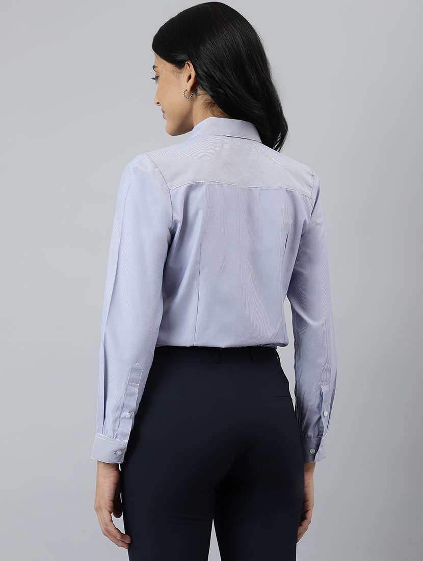 women collared long sleeve regular fit shirt - 22038390 -  Standard Image - 2