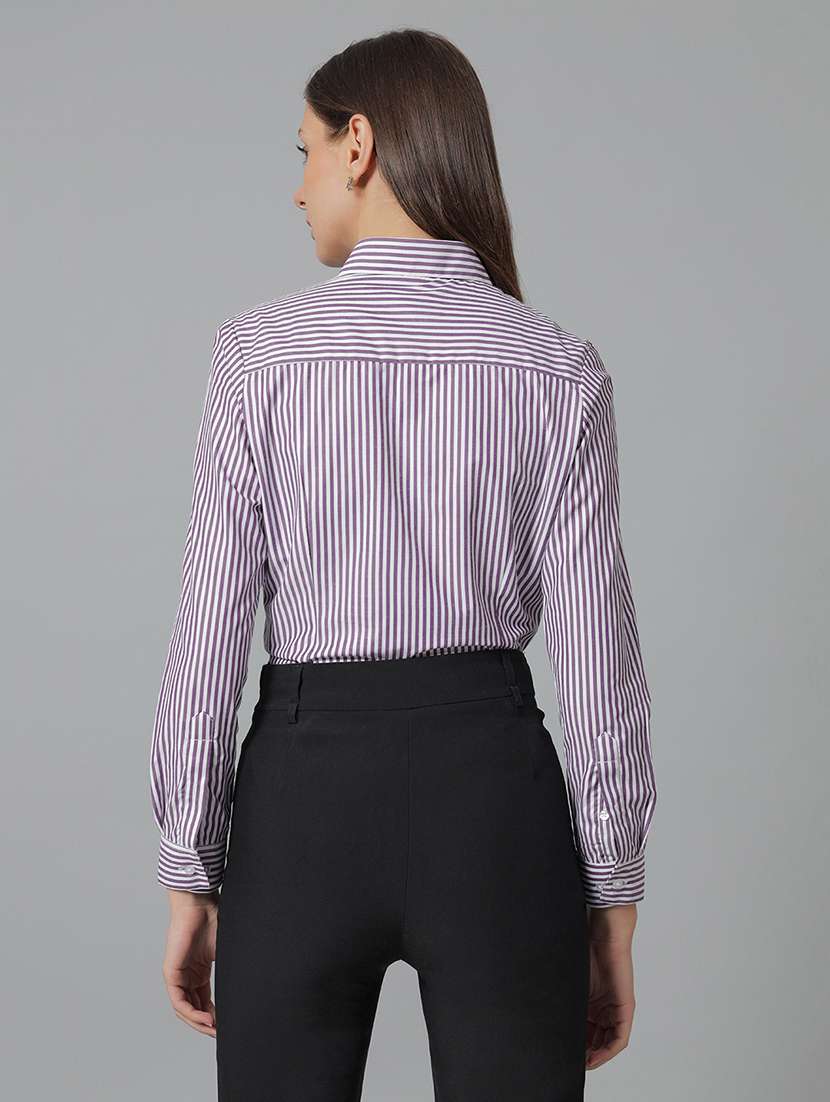 women collared long sleeve regular fit shirt - 22038462 -  Standard Image - 2