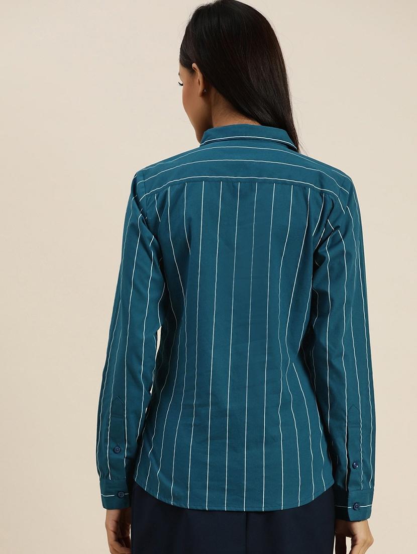 blue cotton regular shirt - 22038505 - Standard Image - 2