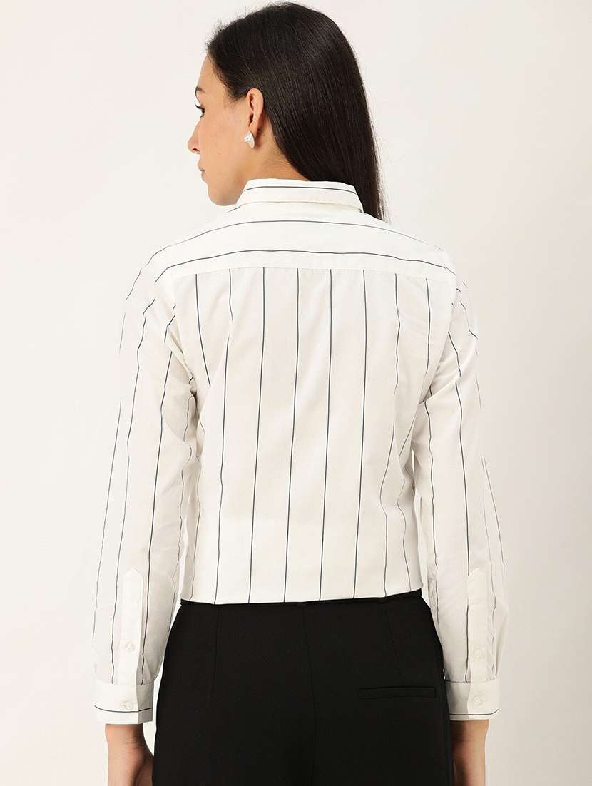white cotton regular shirt - 22038507 - Standard Image - 2