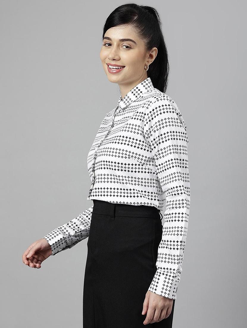 women collared long sleeve regular fit shirt - 22038680 - Standard Image - 2