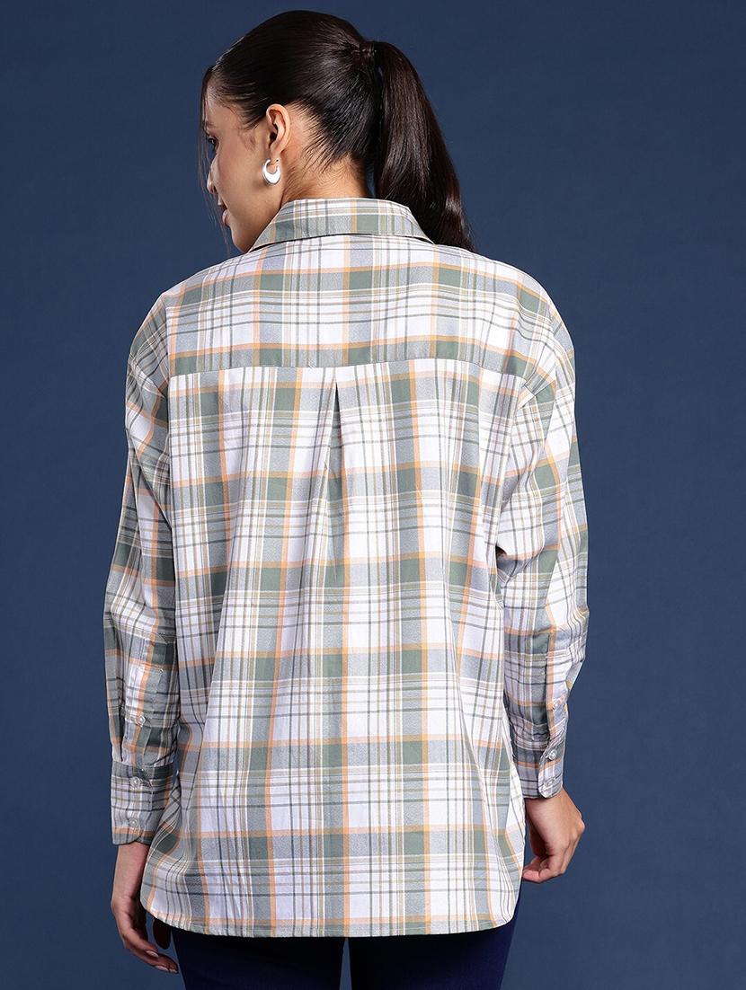 women collared long sleeve regular fit shirt - 22038688 - Standard Image - 2