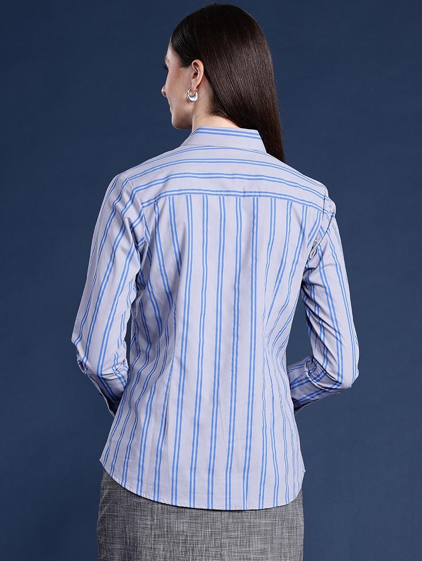 women collared long sleeve regular fit shirt - 22038705 - Standard Image - 2