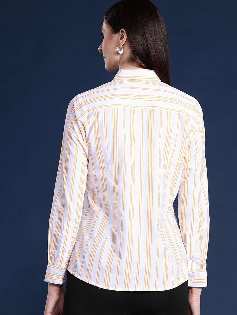 women collared long sleeve regular fit shirt - 22038706 -  Standard Image - 2