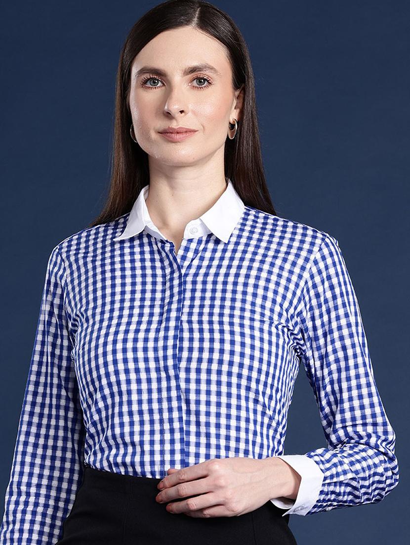 women collared long sleeve regular fit shirt - 22038708 -  Zoom Image - 0