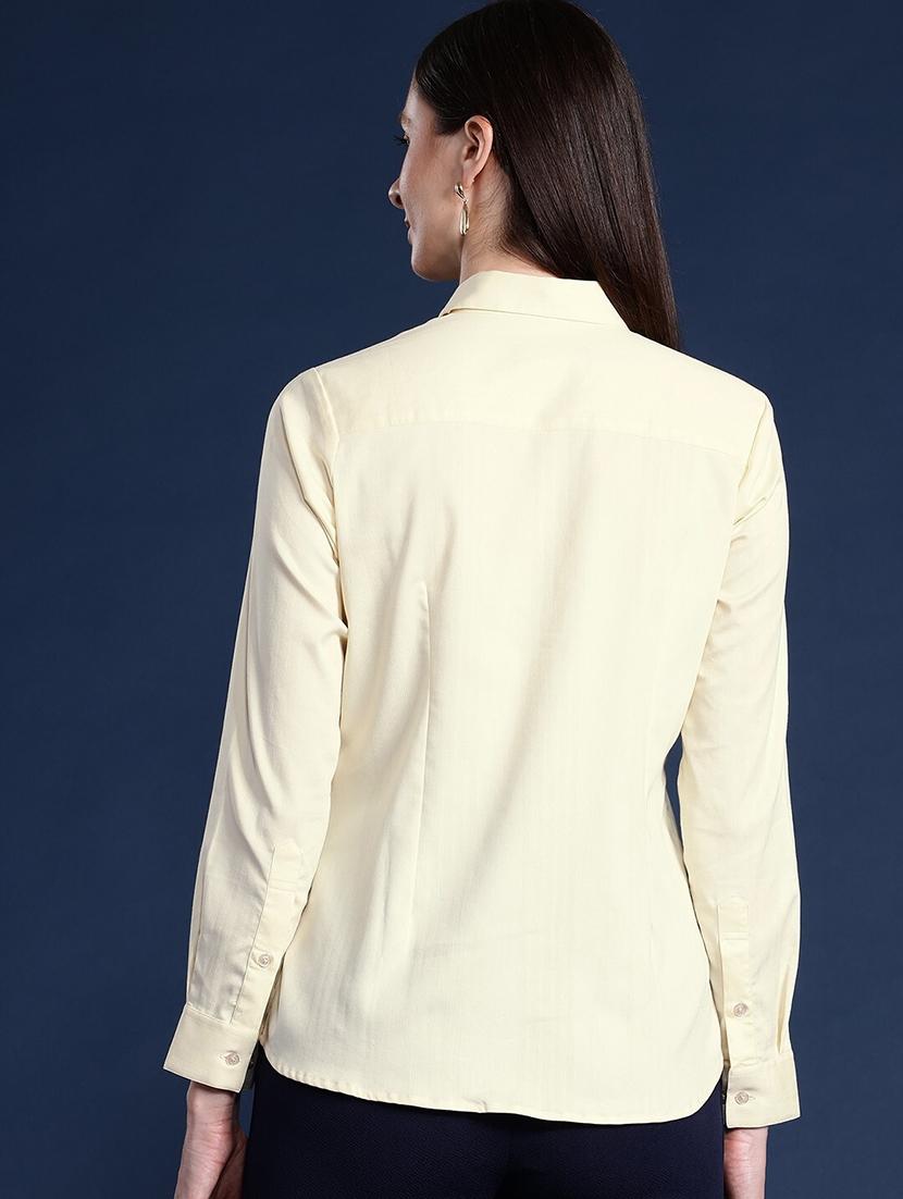 women collared long sleeve regular fit shirt - 22038710 - Standard Image - 2