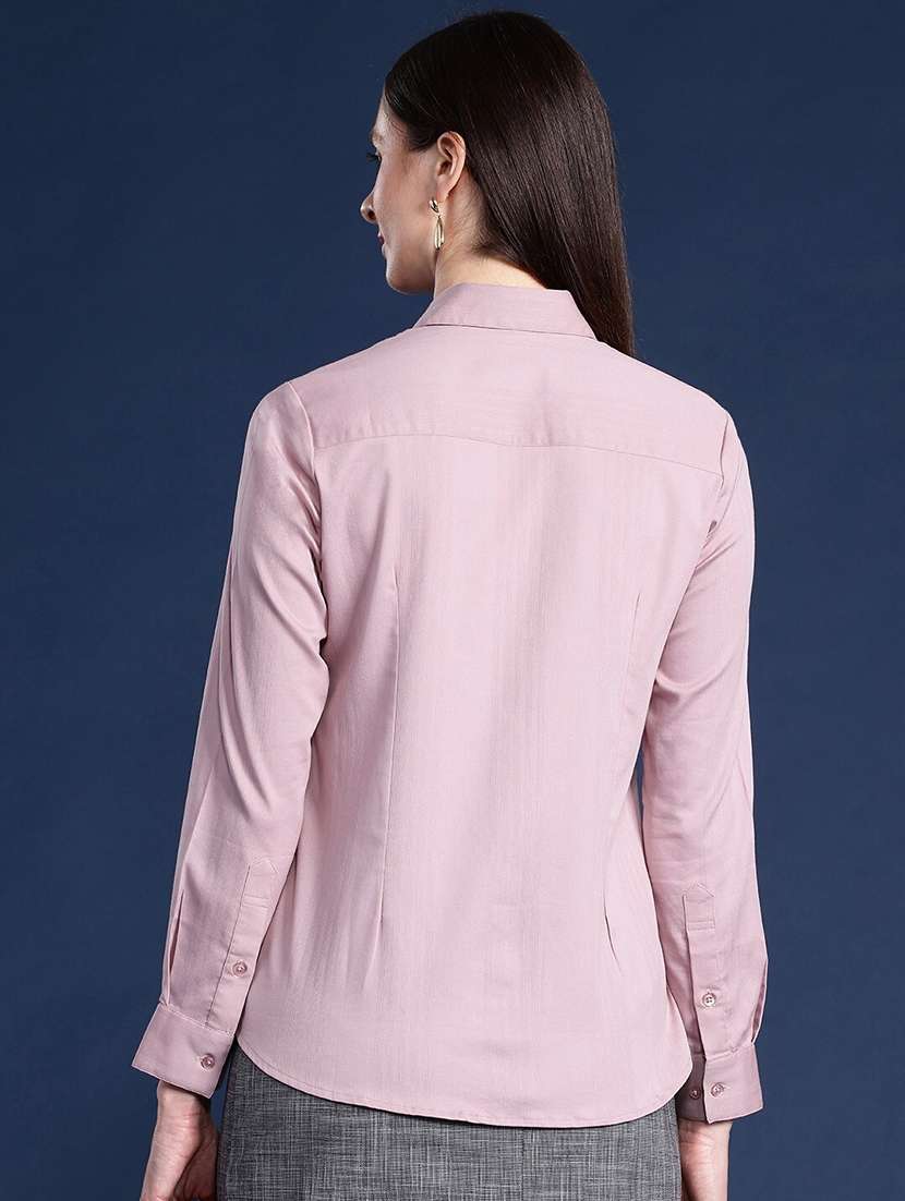 women collared long sleeve regular fit shirt - 22038712 -  Standard Image - 2