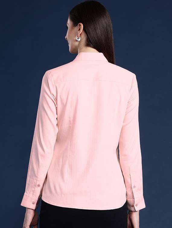 women collared long sleeve regular fit shirt - 22038713 -  Standard Image - 2