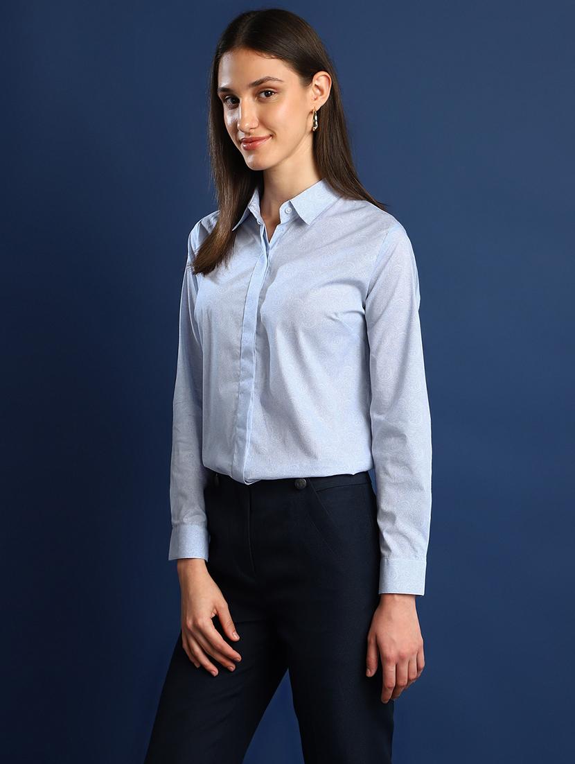 women collared long sleeve regular fit shirt - 22038746 - Standard Image - 2