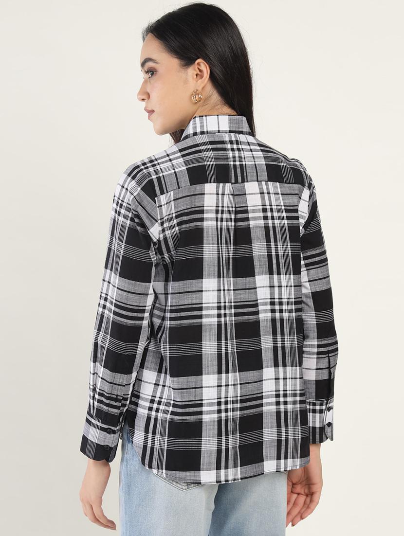 women collared long sleeve regular fit shirt - 22038817 - Standard Image - 2