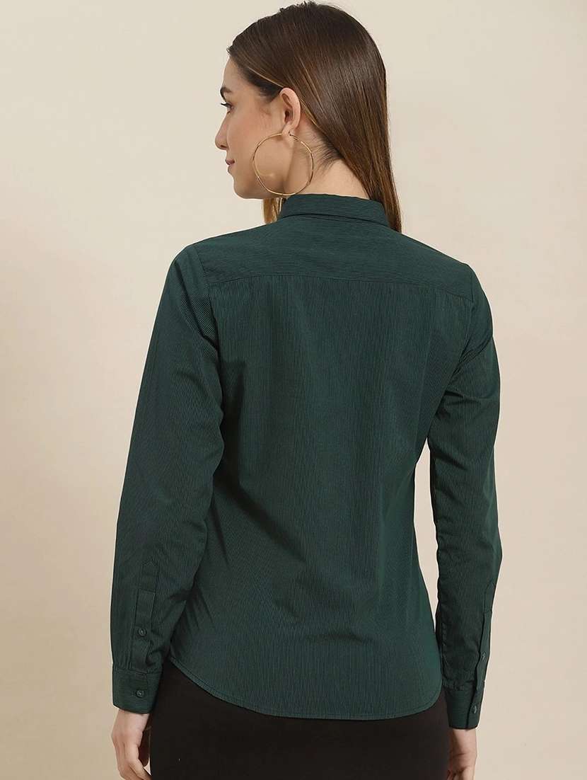 women collared long sleeve regular fit shirt - 22038852 - Standard Image - 2