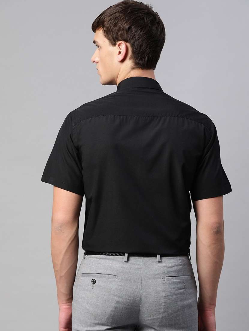 men solid short sleeve regular fit t-shirt - 22039117 -  Standard Image - 2