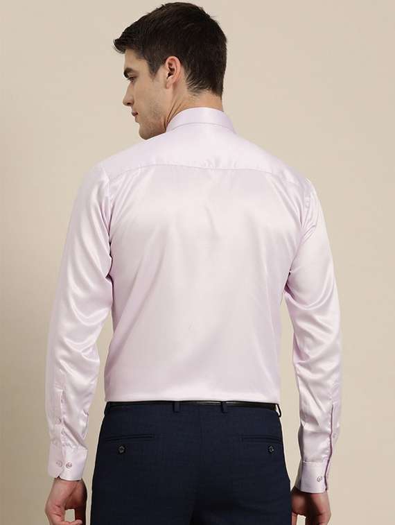 men solid collared long sleeve regular fit shirt - 22039187 -  Standard Image - 2